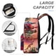 thumbnail image 4 of Descendientes: El Ascenso de Red-theme Backpack, Campus style schoolbag Bookbag with Adjustable Shoulder Straps And Large Zip Compartment, Unisex Travel Bags.42x30x15cm, 4 of 6