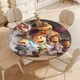 thumbnail image 4 of Max y los Midknights-theme Fitted Round Tablecloths Elastic Edged Table Covers Waterproof Table Cloth for Kitchen Holiday Party Tables Decor 120cm, 4 of 6