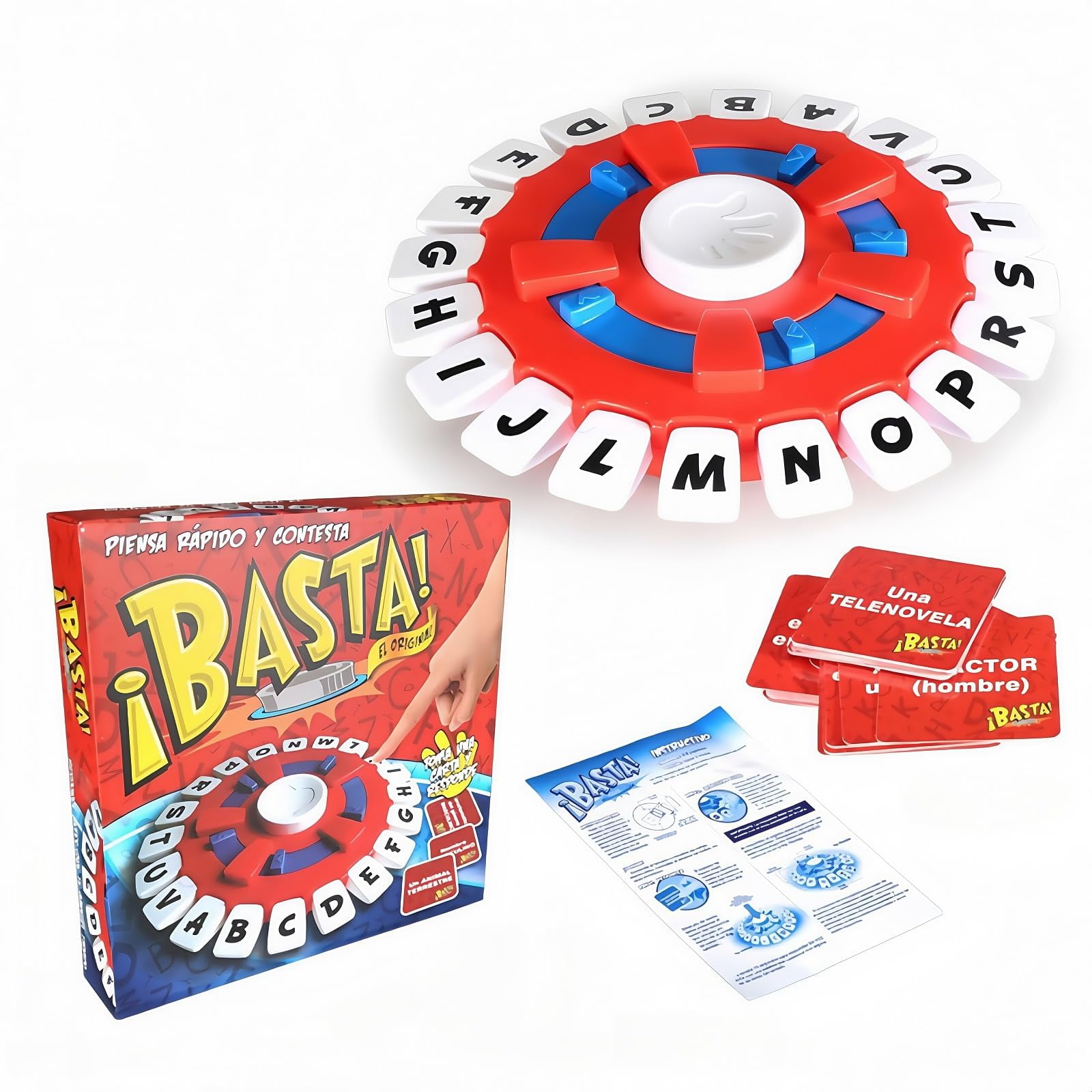 Genérico - Juego De Mesa Basta Think A Words Game, Juguete Para Aprender Español