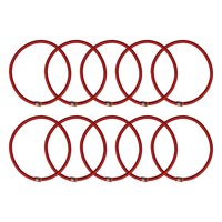 Ioensy - 10X Correas De Amarre De Cuerda Elástica De Trampolín Para Lona De Tienda De Trampolín Interior Roja