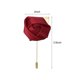 thumbnail image 2 of 12 Pcs Boutonnieres de Rosa para Novio, Pines para Hombres, Boda, Aniversario, Cena Formal, Fiesta, Rojo Vino, 2 of 5