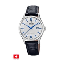 Reloj F20007/2 Festina Swiss Plateado Hombre Swiss Made