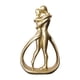 thumbnail image 1 of Escultura De Amantes De La Estatua De Pareja Para Gabinete De Entrada De Mesa Decoración Del Hogar Oro, 1 of 3