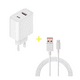 thumbnail image 1 of Pack Xiaomi Cable Usb C + Cargador 33W Blanco, 1 of 2