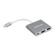 thumbnail image 2 of Adaptador 3 En 1 USB C A HDMI USB 3.0 USB C Gris, 2 of 4