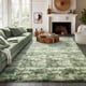 thumbnail image 3 of Alfombra de Área Ophanie 244 cm x 152 cm Verde y Blanco, 3 of 6