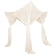 thumbnail image 2 of Cortina De Cama Con Dosel De 4 Postes Esquineros, Cenefa De Cama Colgante Acogedora Para Dormitorio Para Niñas, Color Beige, 2 of 3