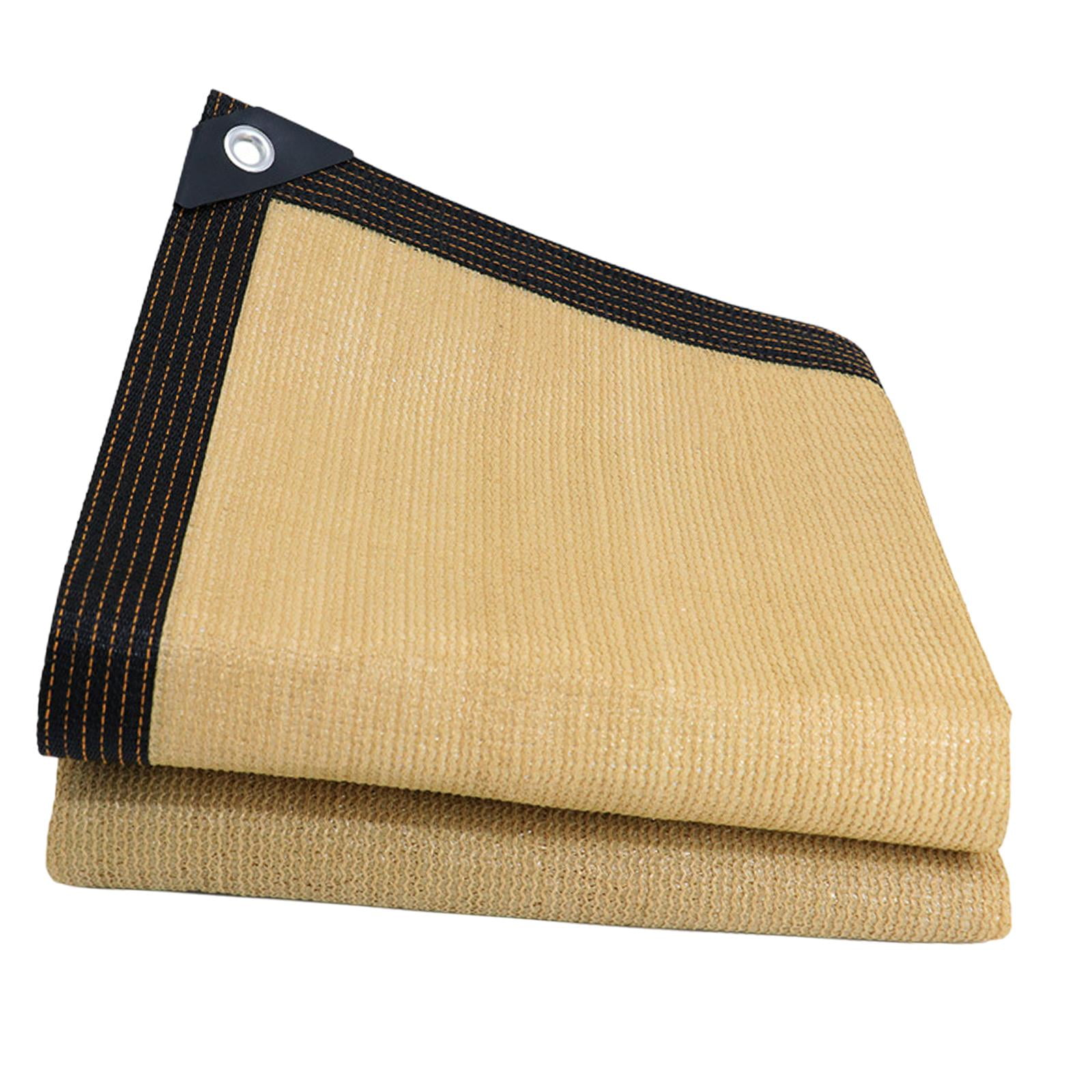 Magideal - Red De Sombra Cubierta De Planta Amarilla Lona De Malla Fácil De Instalar Con Ojales Cubierta De Sombra Para Patios Piscinas De Coches 3mx4m