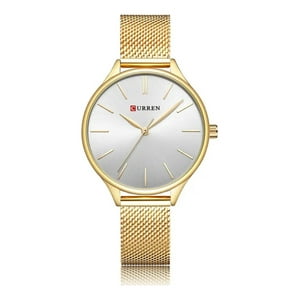 Reloj Analogo Dorado Curren C9024L_3