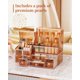 thumbnail image 4 of CADDY YD Youdepot Organizador de Maquillaje de Vidrio 24x16x10 cm, 4 of 6