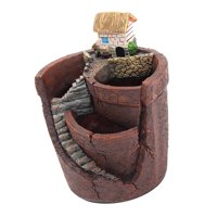 Ioensy - Maceta Suculenta Decorativa De Resina Creativa Para Jardín Flor De Escritorio Estilo A