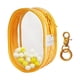 thumbnail image 2 of Mini Bolsa De Mu?eca De PVC, Estuche De Transporte, Estuche De Almacenamiento Impermeable Para Mini Figura Para Mu?eca, Redondo Amarillo, 2 of 5