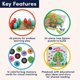thumbnail image 2 of Juego de memoria Sound Shakers Toy Battat Education Montessori, 2 of 6