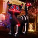 thumbnail image 5 of Gato negro inflable VENLOIS para Halloween de 1,2 m con luces LED, 5 of 8