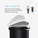 thumbnail image 5 of Bote de basura Simplehuman de plástico moca semicircular de 50 L/13 galones, 5 of 8
