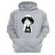 thumbnail image 1 of Polerón Canguro Luffy Gris Claro Talla M Unisex, 1 of 3