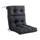 thumbnail image 2 of Cojín Para Respaldo De Asiento De Exterior, Cojín Para Asiento De Exterior, Para Sala De Estar, Balcón, Color Negro, 2 of 5