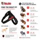 thumbnail image 4 of Arnés BullHug Ajustable Talla Grande Negro Antitirones, 4 of 9