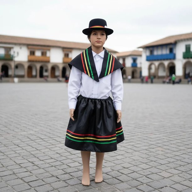Traje Tipico Nortino Bolero, Pantalon y Camisa