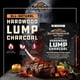 thumbnail image 2 of Carbón vegetal en trozos de madera dura Bear Mountain BBQ, grado premium para parrillas BBQ, se enci, 2 of 9