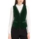 thumbnail image 1 of INSPIRE CHIC Chaleco de Traje de Terciopelo para Mujer Retro Sin Mangas Steampunk Blazer Chaleco Elegante XL Verde Oscuro, 1 of 6