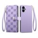 thumbnail image 1 of Funda Billetera con Cierre para [samsung galaxy A06 4G] con Tarjetero, Soporte y Correa de ManoMorado, 1 of 5