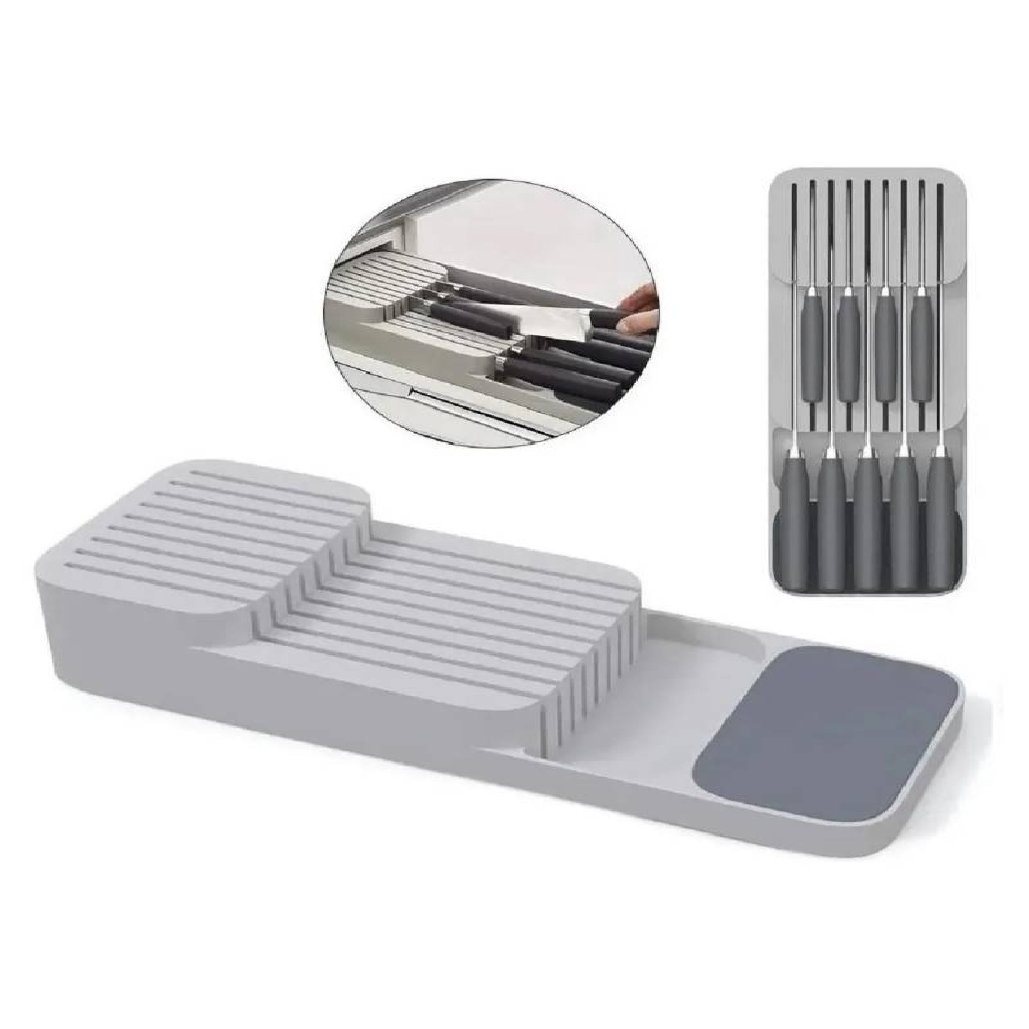 Genérico - Organizador De Cuchillos Para Cajón De Cocina