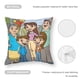 thumbnail image 5 of Maya y Miguel Fundas de almohada de terciopelo con tema, regalos de funda de almohada, decoración para el hogar, cojín de lanzar, regalo de cumpleaños para fans y parejas.56*56cm., 5 of 6