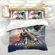 thumbnail image 5 of Voltron Conjunto de sábanas temático, trío de piezas, cómodo y amigable con la piel, diseño único, regalo de decoración para el hogar para familiares, amigos y fans,140cm *210cm, 5 of 6
