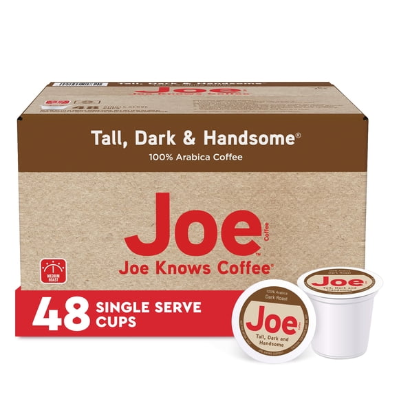 Cápsulas de café Joe Knows Coffee, altas, oscuras y hermosas, 48 unidades