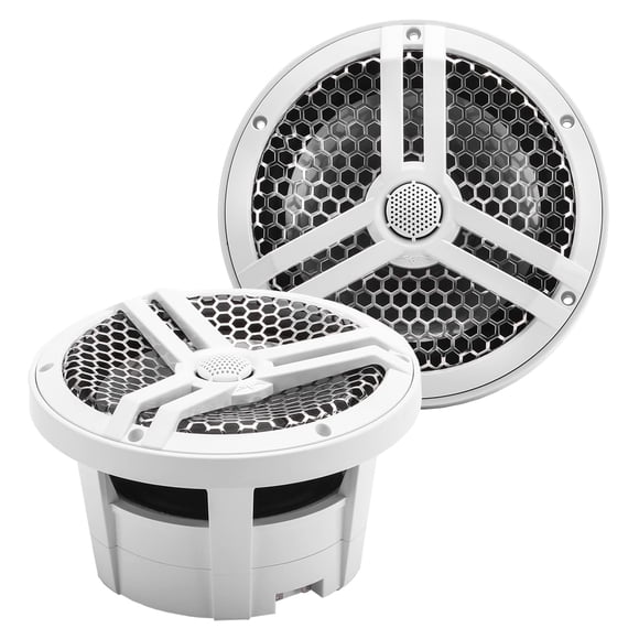 Parlantes Marinos Sk8m De 8 500w Coaxiales Par Blancos