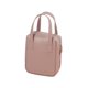 thumbnail image 4 of Bolsa De Cosméticos De Cuero PU Impermeable, Cremallera De Gran Capacidad Para Uso Diario En El Hogar Rosa, 4 of 5