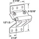 thumbnail image 2 of Lámpara Top Roller Prime-Line GD52117 de acero, 6,2 x 8,1 cm, 2 of 2
