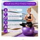 thumbnail image 5 of Pelota De Ejercicio Xl De 75 Cm Antiexplosión Para Yoga Y Fitness Color Morado, 5 of 7