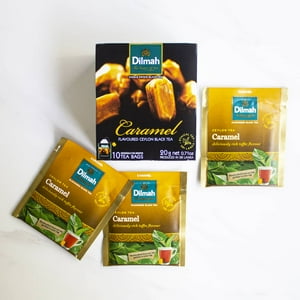10 Bolsitas Te Negro Caramelo Dilmah