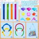 thumbnail image 2 of Set Juguetes Piscina YUJUN 18PCS Aros Palos Gemas Acuaticos, 2 of 3