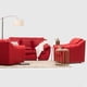 thumbnail image 5 of Juego De Living Galicia 3, 1 Y 1 Cuerpos Rojo, 5 of 5