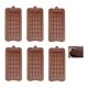 thumbnail image 1 of Pack X6 Moldes De Chocolate Barra De Chocolate Silicona Bordó, 1 of 10