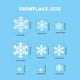 thumbnail image 4 of Pegatinas de copos de nieve para ventanas, decoraciones navideñas para ventanas, 116 piezas de pegatinas de PVC, 4 of 7