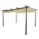 thumbnail image 1 of Pérgola Rústica con Tela Retráctil 3x4mt Marfil, 1 of 4
