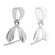 thumbnail image 5 of 2pc 925 STERLING SLIRING PELLIN BAIL BAIL CLASP CHARM Conector Conector Charms, 5 of 5