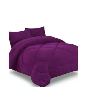 Genérico - Cobertor Elegante De Invierno Unicolor Plush Con Chiporro Plaza Y Media S56