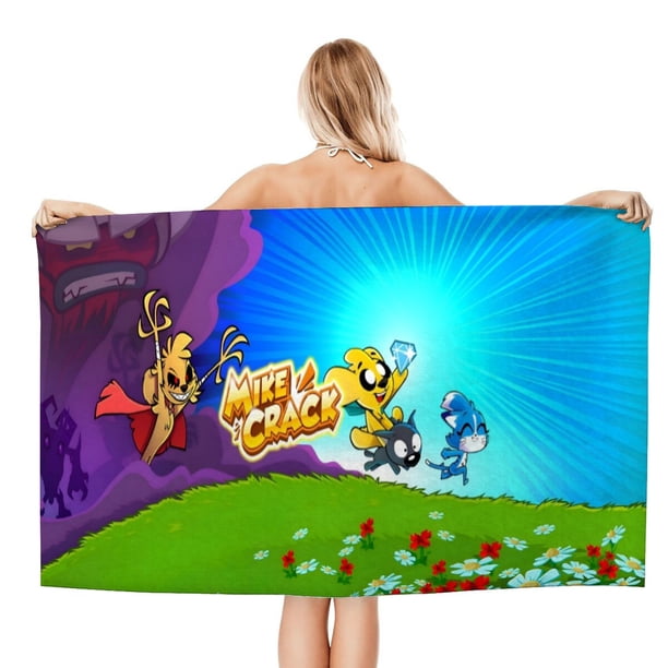 Mikecrack Toalla de playa de secado rápido con diseño temático, regalo para mujeres y niñas, ideal para cumpleaños, fans, amantes de la música, uso en la playa o al aire libre, 78 × 160 cm