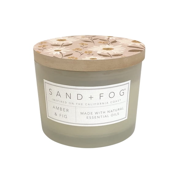Vela Sand + Fog 340 g Ámbar y Higo