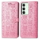 thumbnail image 4 of Funda Cartera FOXDOCK para Realme 14 5G , Flip PU con Relieve de Gatos y Perros, Tarjetero y Soporte, 4 of 6