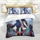 thumbnail image 5 of Devil May Cry Conjunto de sábanas temático, trío de piezas, cómodo y amigable con la piel, diseño único, regalo de decoración para el hogar para familiares, amigos y fans, 90 cm * 190 cm, 5 of 6