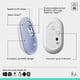 thumbnail image 3 of Combo Teclado Mouse Bluetooth Logitech POP Icon Lilac, 3 of 3