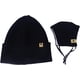 thumbnail image 2 of Conjunto de 2 gorros de invierno con mascarilla, gorro de punto con estampado de calavera y lazo ajustable para hombre y mujer (negro), 2 of 7