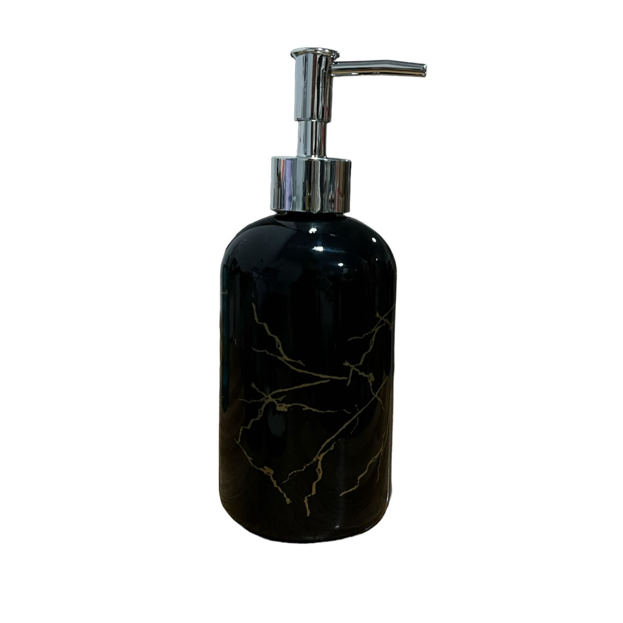 Oem - Dispensador Jabón Alcohol Gel 350ml Vidrio Elegante Marmol