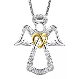 Nordvik London - Collar Angel De La Guarda, Plata 925, Primera Comunión